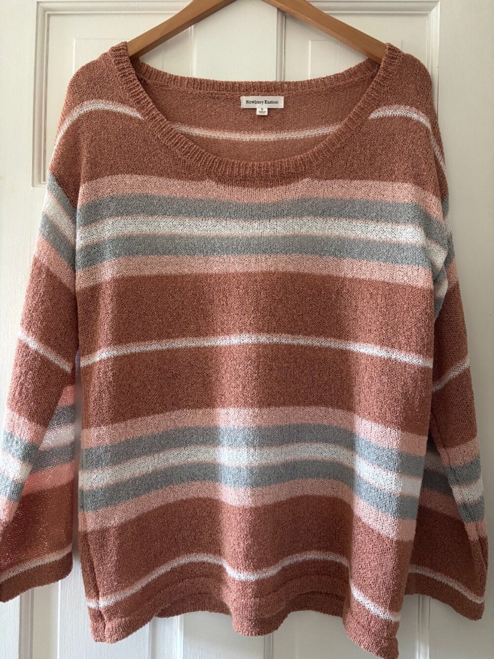 Newbury Kustom Boho Striped Knit Sweater in Small